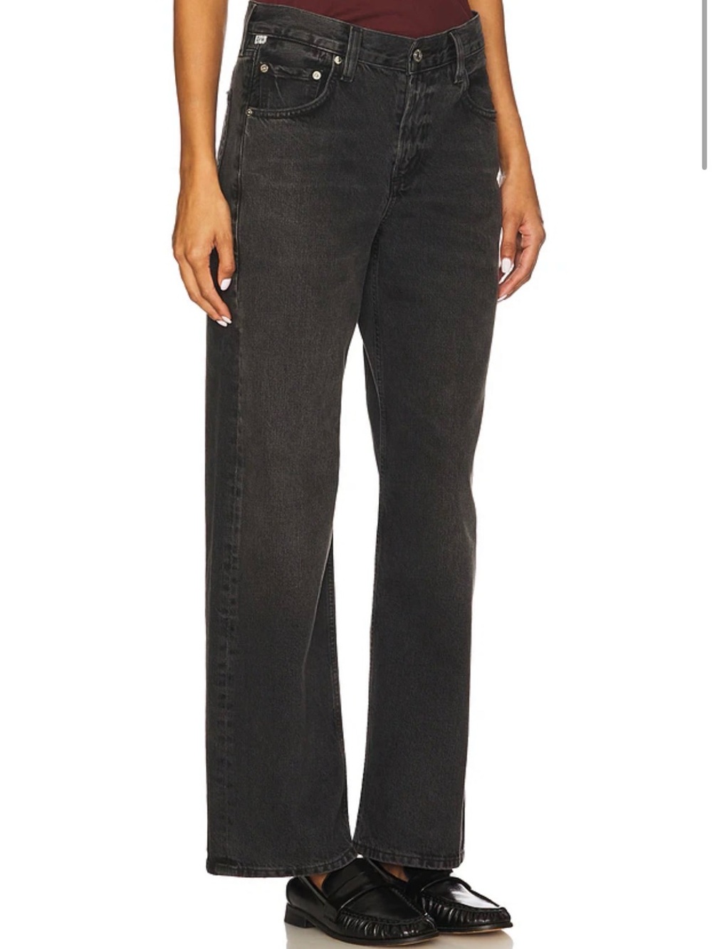 Citizens of Humanity - Lindz Low Rise Easy Straight in Vintage Black - Picture 3 of 12